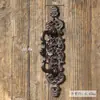 Manija de Puerta Grande de Hierro Fundido Antiguo Estilo Retro para Patio Exterior Jardín Puerta de Madera Decoración de Puerta de Gabinete Tirador de Hierro Forjado Perno
