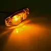 Canri Supplies Luzes Laterais de Caminhão Piranha com 2 LEDs de Alta Qualidade, Luzes de Sinalização LED, Piscas à Prova d'Água para Modificação de Caminhão