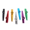 Instrumento de Saxofón Kazoo de Plástico Trompeta de Grado de Rendimiento Metálico Kazoo de Saxofón Grande Tubo de Flauta Membrana de Flauta