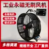 Ventilador de Imán Permanente Montado en Pared Ventilador Industrial Potente Grande Almacén Fábrica Taller Ventilación Ventilador de Velocidad Ajustable Fabricante