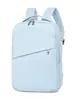 Tela Oxford Moda Color Sólido Doble Uso Bolsa para Laptop Gran Capacidad Estilo Coreano Mochila Tridimensional Simple Transfronteriza Nuevo Modelo