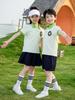 Uniformes Escolares, Uniformes de Clase para Estudiantes de Primaria, Camisetas Polo de Algodón de Verano de Manga Corta con Solapa, Uniformes para Maestros de Jardín de Niños