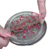 Nova Arte de Unhas Cerejinha Diamante Verão Gelo Transparente Vermelho Cereja Tridimensional Desenho Animado Estilo Fofo Menina Decoração de Unhas
