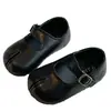 Colección Otoño 2026: Elegantes Zapatos de Princesa Retro para Niñas Pequeñas, Estilo Coreano, Versátiles y Elegantes Zapatos Individuales de Cuero para Niñas