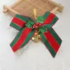 Mini Cascabeles Navideños Lazos Decoración para Envoltura de Regalos Navideños Accesorios para Colgantes Hechos a Mano DIY Materiales