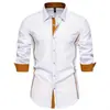 Camisas casuais de manga comprida para homens, estilo europeu e americano, transfronteiriças, novas, direto da fábrica, disponíveis para dropshipping