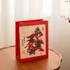 2026 Bolso Nuevo Estilo Chino Rojo Bolsa de Regalo de Año Nuevo Regalo Festivo Bolsa de Papel Rígido Bolsa de Regalo de Acompañamiento