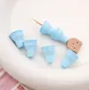Cono de Helado Pintado Acrílico Cuentas Sueltas Pulsera de Cuentas Hecha a Mano DIY Accesorios para Collar Colgante Venta al por Mayor