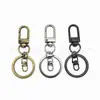 Set de Accesorios para Llavero de Tres Piezas Multicolor Hebilla Pequeña para Puerta de 34 mm + 25 Anillas Planas + Hebilla Pequeña para Puerta de Figura de Ocho Mediana y Cadena de Figura de Ocho