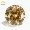 Moissanita Colorida de Corte Redondo con Ocho Corazones y Ocho Flechas, Piedras Sueltas de Moissanita de 0.5-5 Quilates, Venta al por Mayor Directamente del Fabricante, En Stock