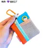 Súper útil monedero mini cordón para teléfono tarjetero multifuncional colgante llave audífono bolsa cuadrada pequeña portátil