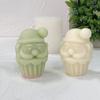 Molde de Silicona para Helado de Papá Noel Molde de Pellizco para Velas Perfumadas de Yeso de Papá Noel DIY