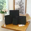 Bolsas de Tote de Entrega Inmediata, Empaque de Regalo Universal de Papel para Souvenirs, Bolsas de Regalo de Cartulina Negra, Bolsas de Tote, Bolsas de Papel Kraft