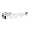 Estante para toallas de baño de acero inoxidable, juego de accesorios para baño, juego de estantes para toallas, estante de barra para toallas, suministro transfronterizo
