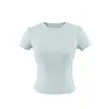 Camiseta curta de manga curta, gola redonda, justa, com estampa de bolinhas, estilo blogger doce e atraente para mulheres, popular nas redes sociais, adequada para férias e uso casual, top cropped