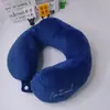 Almohada Bingdoudou de Espuma Viscoelástica en Forma de U Almohada Cervical Transfronteriza para Viajes en Avión Reposacabezas para Cuello y Cervical Regalo con Logo Personalizado