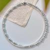 Colar Estilo Chinês Retrô de Alta Qualidade Tom Frio Pérola de Cristal Artificial Design de Camada Dupla Corrente para Clavícula Corrente para Suéter
