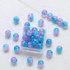 Cuentas de palomitas de maíz de 8 mm con agujero recto de vidrio con sensación de jade roto, joyería hecha a mano, pulsera, collar, accesorios con cuentas, material 10