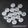 Pingente Fivela da Paz de Calcedônia Pingente Flor Qing de Jade Rosa de Gansu Colar Donut Corrente para Suéter Acessórios de Contas Budistas