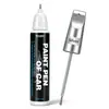 Bolígrafo de retoque de pintura para coche de suministro especial transfronterizo, Bolígrafo reparador de arañazos para la superficie de la pintura del coche, Pintura de retoque rápido para arañazos Blanco Perla y Negro