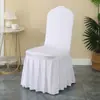 Funda Elástica Universal para Silla de Banquete de Hotel Cubierta Decorativa para Cojín de Asiento de Boda Cubierta Protectora Suministro Directo de Fábrica Exclusivo Transfronterizo