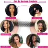 Giro Afro Cabello Africano Rasgado a Mano Oruga Peluca Fibra Química Trenzado de Giro Cabello de Resorte Giro en Espiral Cabeza