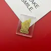 Insignia Corporativa Personalizada Logo Oro Puro 999 Ascendiendo Constantemente para Atraer Riqueza y Tesoro Pegatinas para Teléfono Móvil Tienda Festiva Pequeños Regalos