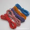 Cuerda elástica redonda de sésamo de estilo antiguo banda elástica de caucho importado cuerda elástica de puntos rojos y blancos cuerda elástica para saltar para niños
