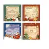 Notas adhesivas retro de alta calidad y estéticamente agradables - un regalo de Navidad perfecto para estudiantes, ideal para journaling, scrapbooking y decoración. Estas notas adhesivas se pueden usar para dejar mensajes y recordatorios.