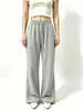 Amazon Comercio Transfronterizo Europa y América Comercio Exterior Estilo Primavera y Otoño Micro-campana Casual Pantalones Largos Mujer Elástico Cordón Cintura Alta Caída Adelgazante