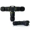 Conector rápido impermeable tipo T de tres vías 3 núcleos 5 núcleos Terminal IP68 conector de cable enchufe de cable exterior
