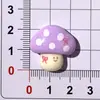 Nuevo Hongo de Lunares Juguete de Comida Dibujos Animados DIY Pegamento de Crema Resina Pequeños Accesorios Charms para Crocs Paquete de Materiales para Adornos