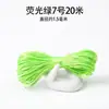 Não. 7 Nós Chineses Corda Vermelha Resistente à Abrasão Criptografia 10m / 20m Poliéster Não Elástico Fio Vermelho Corda de Mão Material Tecido à Mão