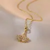Collar para Mujer, Nuevo Colgante de Amor Transfronterizo de Moda, Diseño Nicho, Collar de Cadena para Clavícula Simple y Versátil