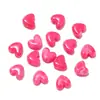 Cuentas de Corazón de Piedra de Imitación Acrílica Corazón Melocotón Agujero Vertical Cuentas Sueltas Material para Bisutería Hecha a Mano DIY Accesorios para Joyería Venta al por Mayor