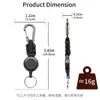 El fabricante suministra clips para orejas retráctiles cuadrados de 1.5 mm, varios estilos de clips retráctiles y clips para gafetes de identificación.