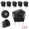 KCD1 interruptor tipo barco redondo com luz olho de gato olho de peixe interruptor tipo barco duas marchas duas pernas três pernas balancim farol vermelho
