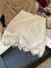 Falda corta de ganchillo calado francés para mujer, nuevo estilo de otoño, de cintura alta, adelgazante, línea A, moderna, elegante y que realza la figura
