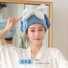 Gorro Secador de Pelo Nuevo de Coral con Lazo Gorro de Baño Absorbente de Agua Secado Rápido Moda para Mujer Pañuelo para la Cabeza para Baño y Lavado de Cabello