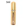 Botella de Perfume Mini Recargable de 5 ml Botella Cosmética Portátil Botella con Atomizador Contenedor de Spray Atomizador Botellas Recargables de Viaje