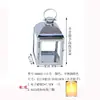 Lanterna de Ferro Estilo Retrô Europeu Simples Suporte de Vela Castelo Branco Lâmpada Decorativa Pastoral Celebração de Casamento Enfeites de Casamento