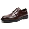 Zapatos de cuero para hombre de talla grande transfronterizos, nuevos estilos de otoño, zapatos casuales versátiles, zapatos de suela blanda para negocios y formales, adecuados para el trabajo y para conducir