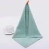 Toalla Cuadrada de Microfibra Coralina con Borde Gofrado para Venta al por Mayor, Trapo Absorbente, Toalla de Regalo, Varios Tamaños Disponibles para Usar
