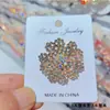 Broche de Mariposa Hueca con Diamantes AB Iridiscentes para Mujer, Pin de Mariposa de Diamantes Lujoso a Todo Color para Trajes y Abrigos, Broche Elegante y Lujoso