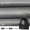 Tecido de seda Shumei 240T, solidez de cor nível 4 após lavagem, antiestático, tecido para forro de jaqueta de plumas, atacado em estoque