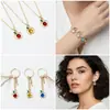 Bestseller transfronterizo DIY fruta esmalte aleación aleación de zinc rhinestone hueco manzana colgante pulsera pendientes collar accesorios de joyería