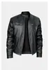 Nueva chaqueta para hombre con cuello alto, chaqueta de primavera y otoño, abrigo casual de moda con cremallera y decoración de bolsillo