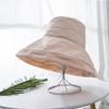 Sombrero de Mujer Estilo Coreano Sombrero de Pescador de Celebridad de Internet Sombrero de Cubeta Sombrero de Protección Solar de Estilo Japonés de Doble Cara de Ala Ancha para Sombra Sombrero de Moda de Verano para Mujer