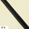 Tira de ribete para qipao Tira de ribete elástica Hanfu 1 cm sin planchar borde prensado de cuatro pliegues decoración cinta colorida madre-hijo