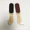 Venta al por mayor del fabricante Lima de pie de pino de doble cara esmerilada Molinillo de pies para callos Herramienta para el cuidado de los pies Suave